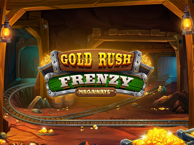 Gold Rush Frenzy Themed Esports Event Banner